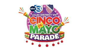 A graphic with information for the Cinco de Mayo parade scheduled for Saturday in downtown Houston.