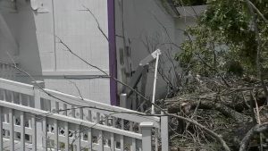photograph of storm damage