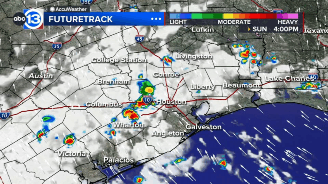 Another round of scattered showers and storms for Sunday » ¡Que Onda ...