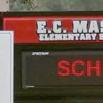 photograph of a sign of E.C. Mason Elementary