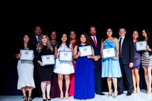 photograph of HAHMP's 2018 scholarship for aspiring media professionals winners