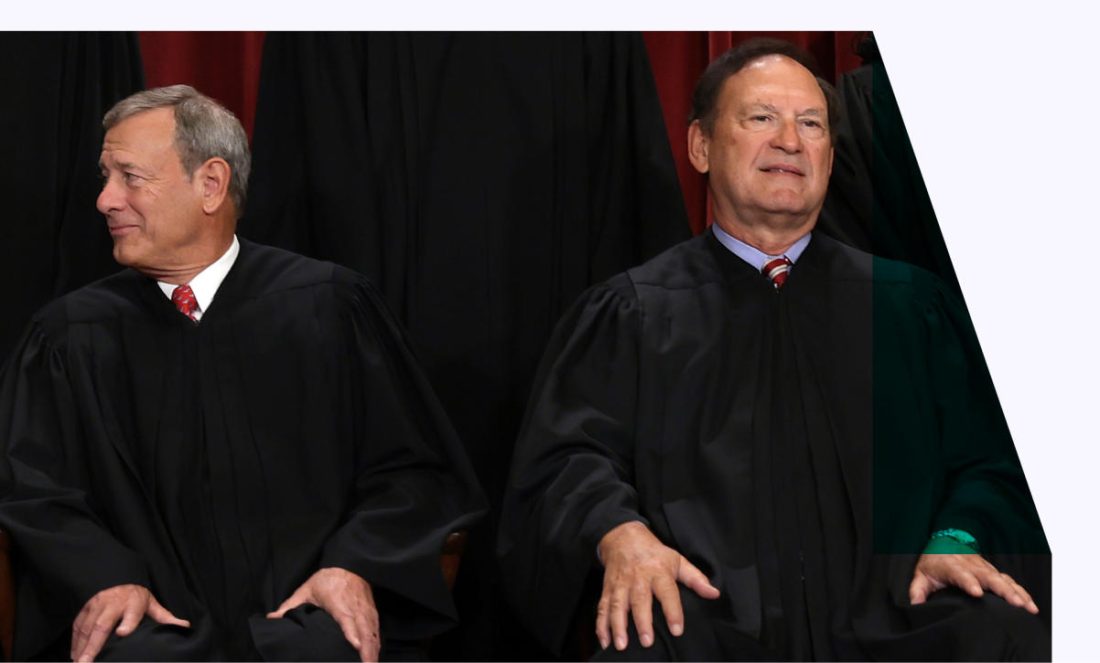 Justice Samuel Alito and Chief Justice John Roberts