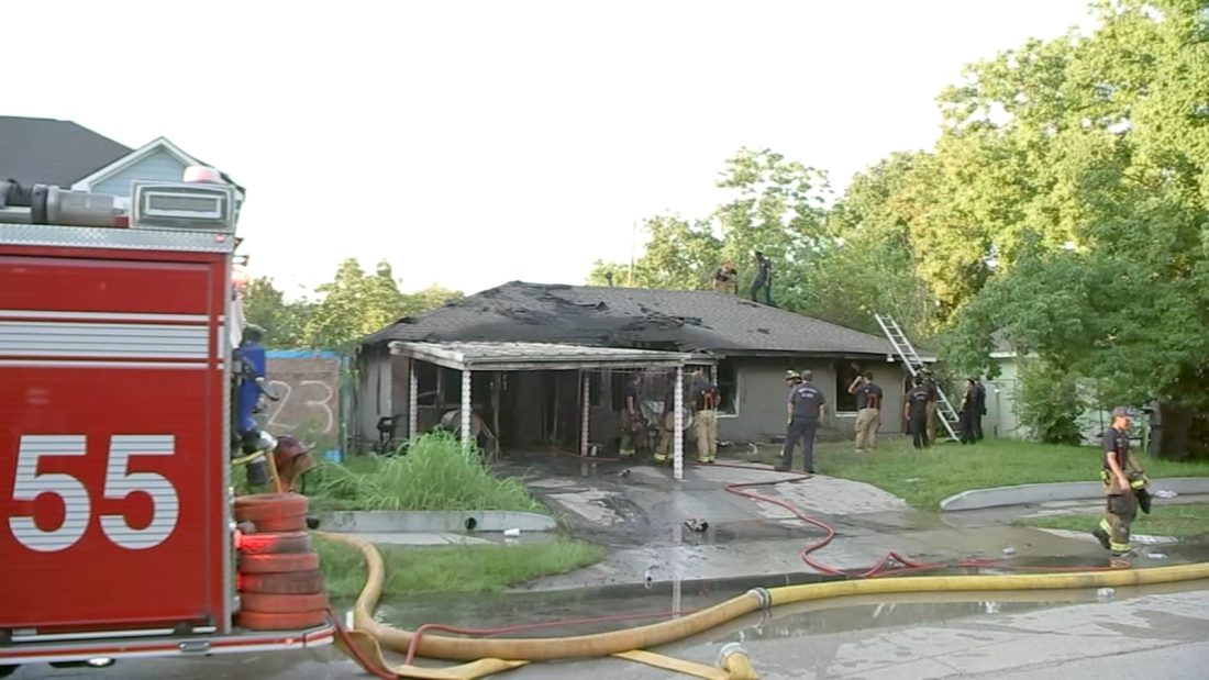 7-year-old boy dead, grandmother hospitalized after house fire in Houston, fire crews say