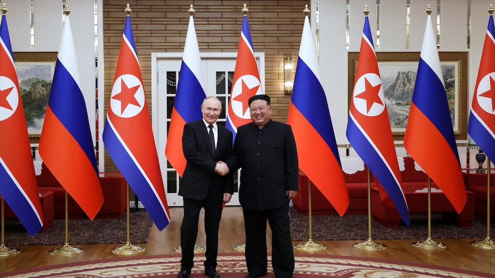 Putin and Kim jong