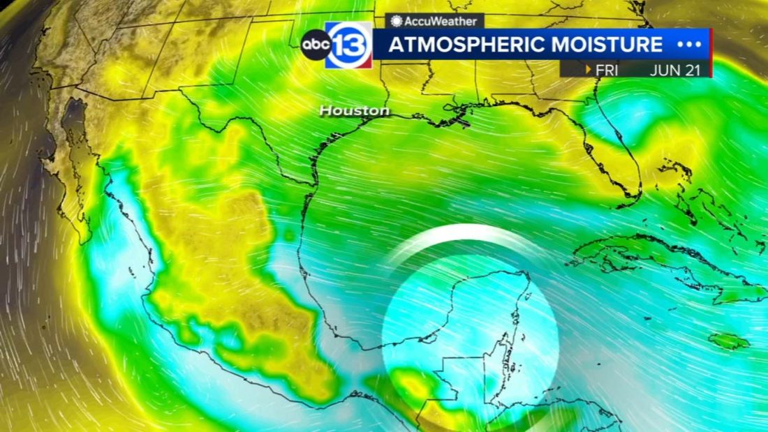 Rain chances drop Friday, eyeing another tropical low in the Gulf next week