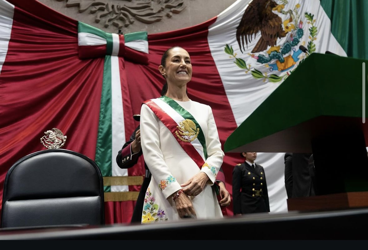 Mexico's 1st female president takes office Claudia Sheinbaum makes